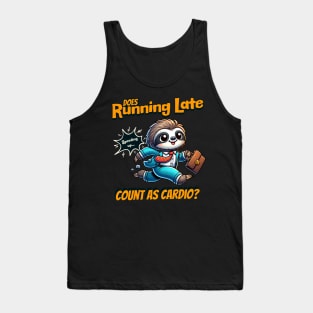 Sloth Running Late Tank Top